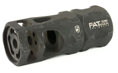 Barrels Choke Tubes Phase 5 Weapon Systems FATman PHASE5 FATMAN HEX BRAKE 556 BLK